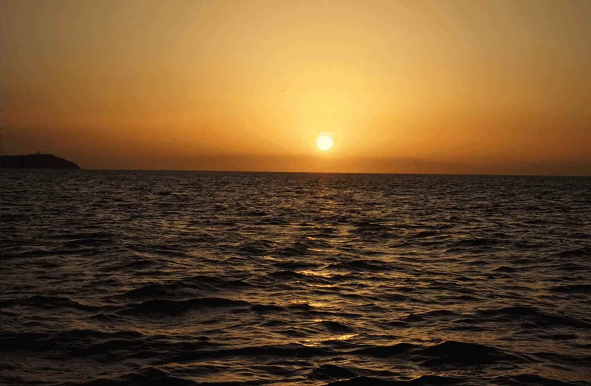 Romantic sunset wedding setting on Salvador Ibiza
