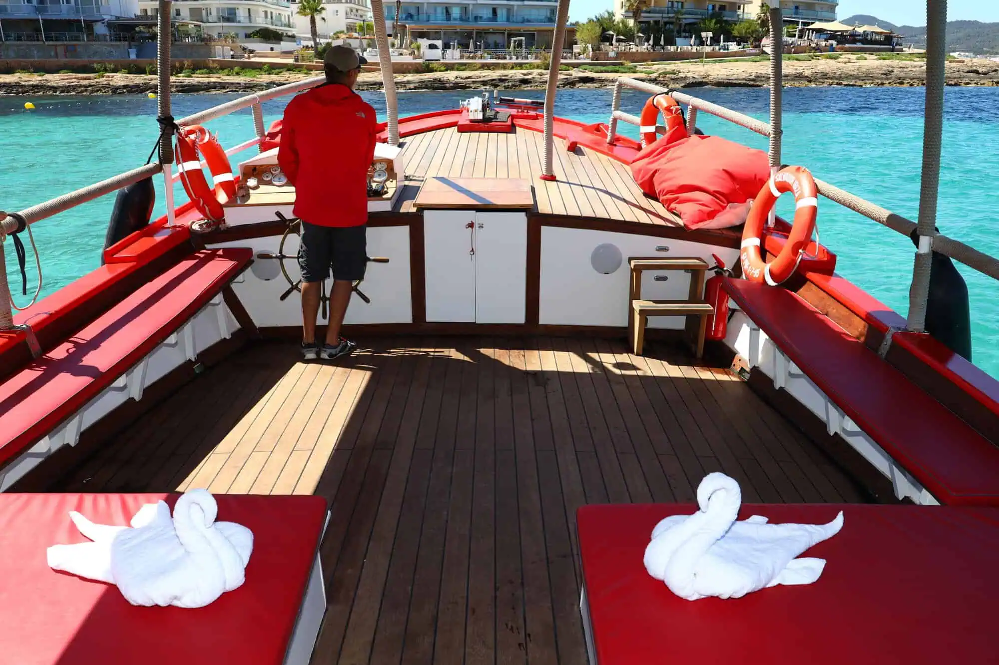 Covered deck area, offering a charming space for wedding ceremonies or receptions